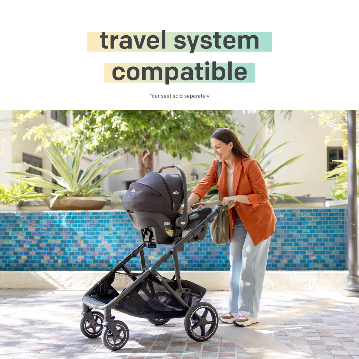 Convertible Single-to-Double Stroller & Travel System A969