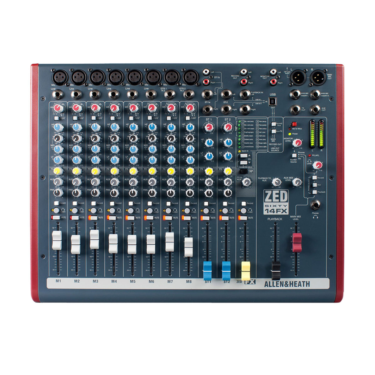 Audio Mixer with 6 Mic/Line, 2 Mic/Line/DI, 3 Stereo Line, Onboard FX and USB I/O Z249442