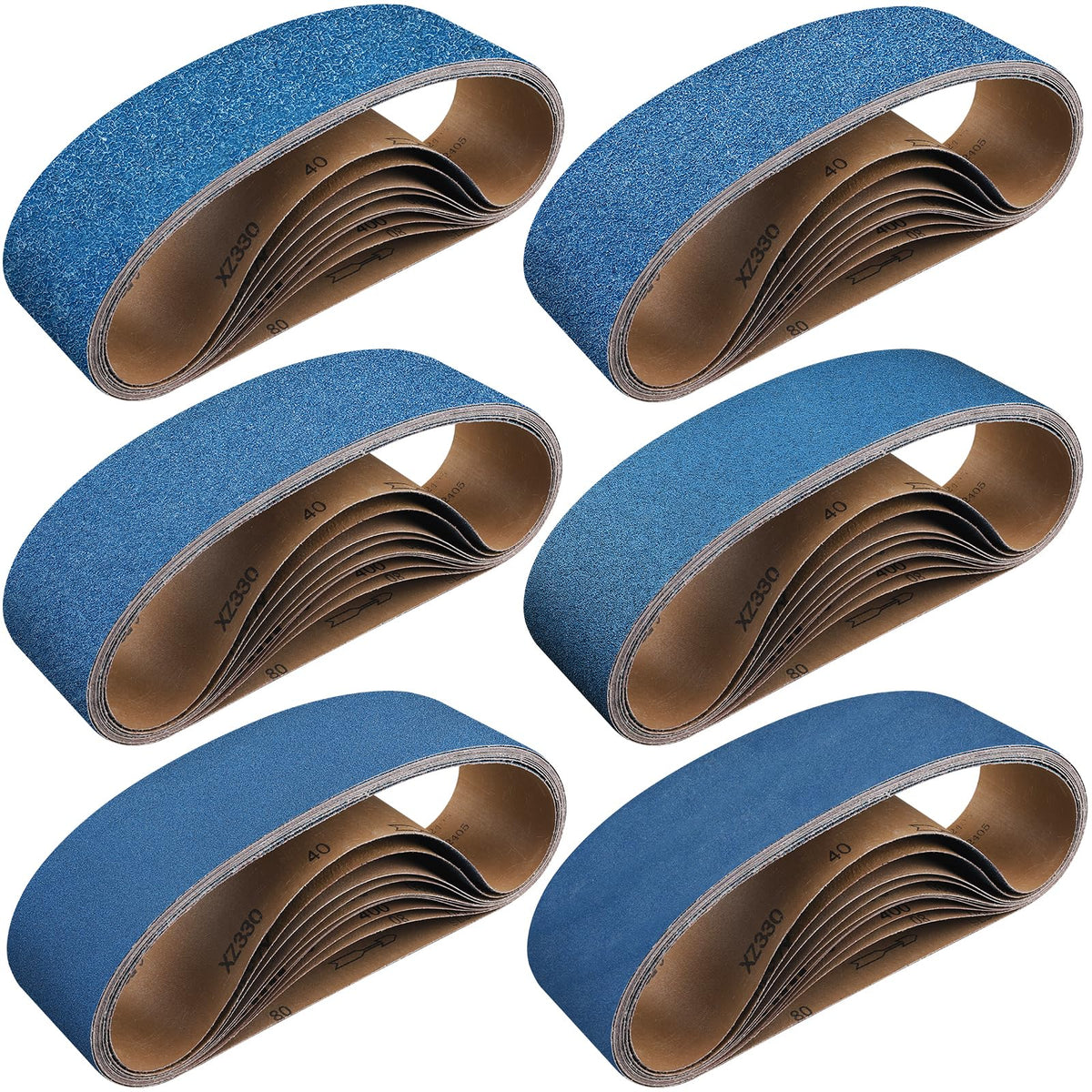 4 x 36 Inch Zirconia Sanding Belts 40-400 Grit P12952